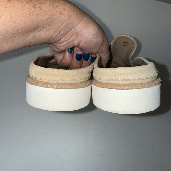 Santoni Women’s Pamex Suede Penny Loafer Mules Size 41 - Picture 4 of 6